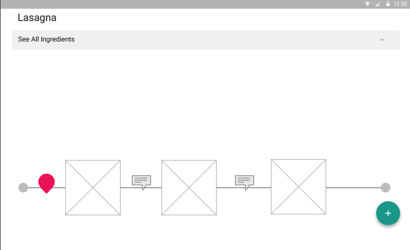 Middle Fidelity wireframes